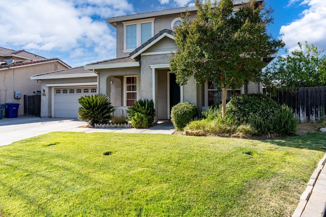 1085 Stanford Ave, Madera, CA 93637 - view of front of property featuring stucco siding, concrete driveway, and a garage