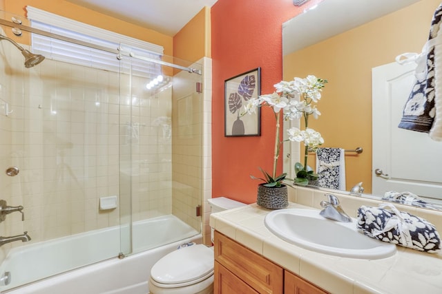 3202 Everglade Ave, Clovis, CA 93619 - full bathroom with vanity and combined bath / shower with glass door