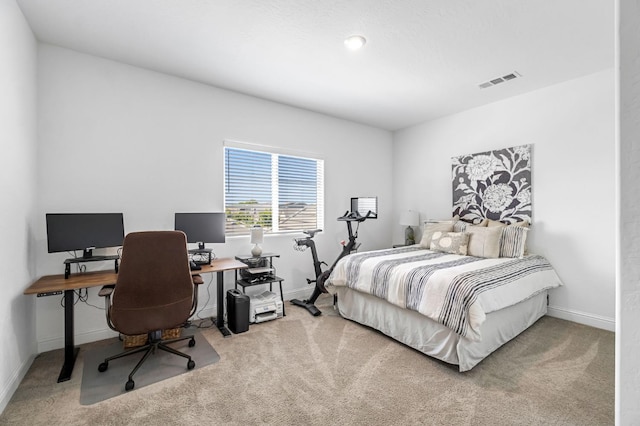 827 Vintage Ave, Clovis, CA 93619 - carpeted bedroom featuring baseboards and a desk