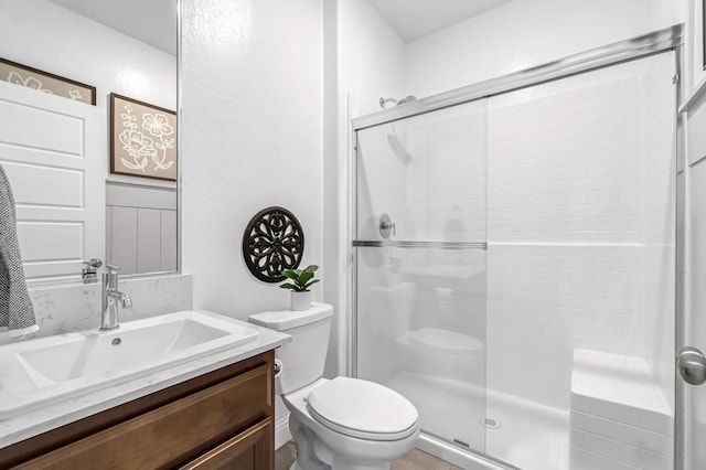 827 Vintage Ave, Clovis, CA 93619 - bathroom with a shower stall and vanity
