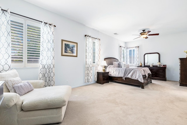 2549 Whiteash Ave, Clovis, CA 93619 - carpeted bedroom with baseboards and a ceiling fan