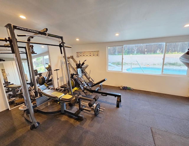 19244 W Casmalia, Rialto, CA 92377 - workout area with recessed lighting