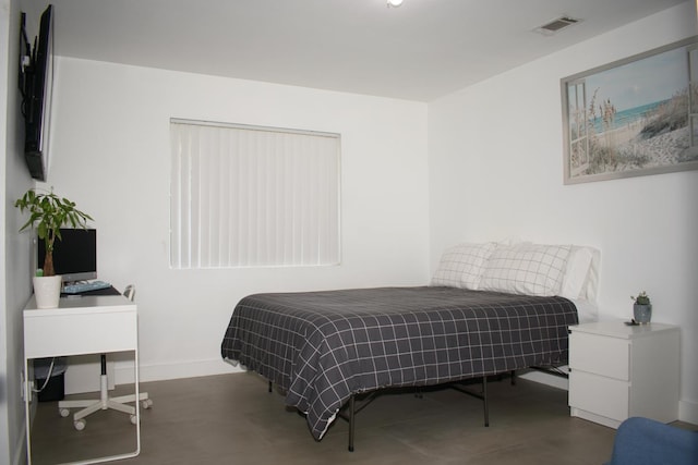19244 W Casmalia, Rialto, CA 92377 - bedroom with concrete floors and baseboards