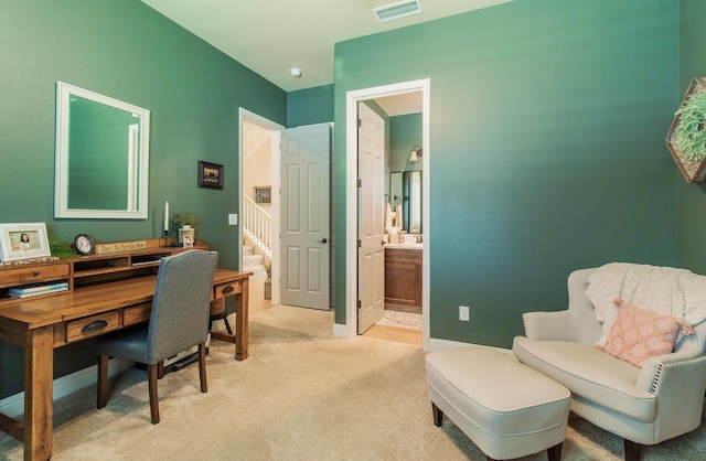 2047 Menlo Ave, Clovis, CA 93611 - office area with baseboards and light colored carpet