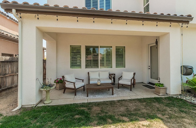 2047 Menlo Ave, Clovis, CA 93611 - view of patio / terrace with outdoor lounge area