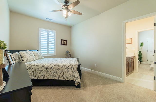 2047 Menlo Ave, Clovis, CA 93611 - bedroom featuring light colored carpet and a ceiling fan