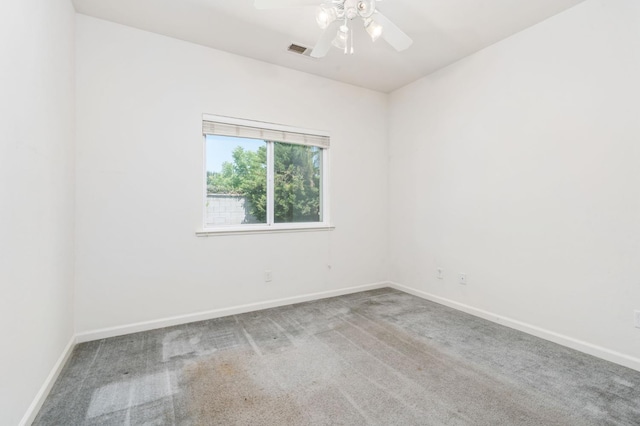 10643 N Tea Party Ln, Fresno, CA 93730 - carpeted empty room with baseboards and ceiling fan