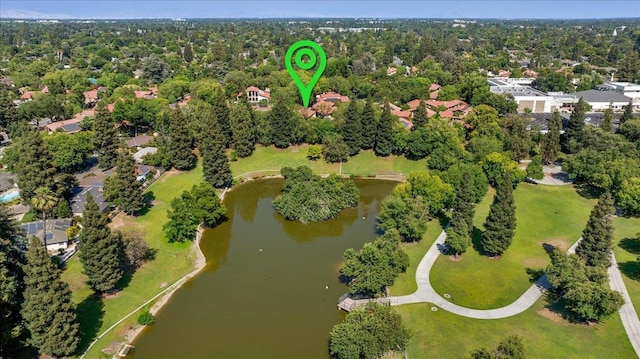 5532 N El Adobe Dr, Fresno, CA 93711 - bird's eye view of a nearby body of water