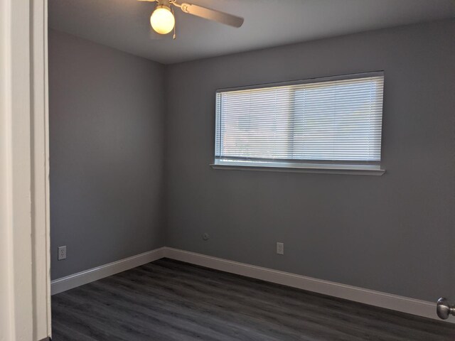 1468 Browning Ave, Clovis, CA 93611 - unfurnished room featuring dark wood finished floors and ceiling fan
