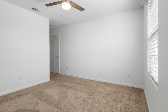 17 Medieval, Merced, CA 95341 - carpeted spare room featuring ceiling fan and baseboards