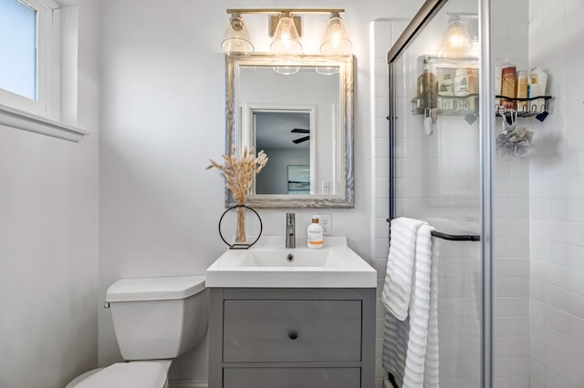 42 W Rall Ave, Clovis, CA 93612 - bathroom featuring vanity and a stall shower