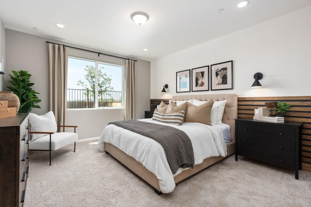 1473 Bloom Ln, Clovis, CA 93619 - bedroom with light carpet and recessed lighting