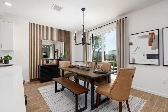 1473 Bloom Ln, Clovis, CA 93619 - dining space with a chandelier, light wood finished floors, and recessed lighting