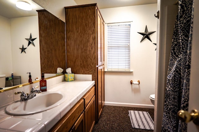 10080 N Dearing Ave, Fresno, CA 93730 - bathroom featuring vanity and a shower with curtain
