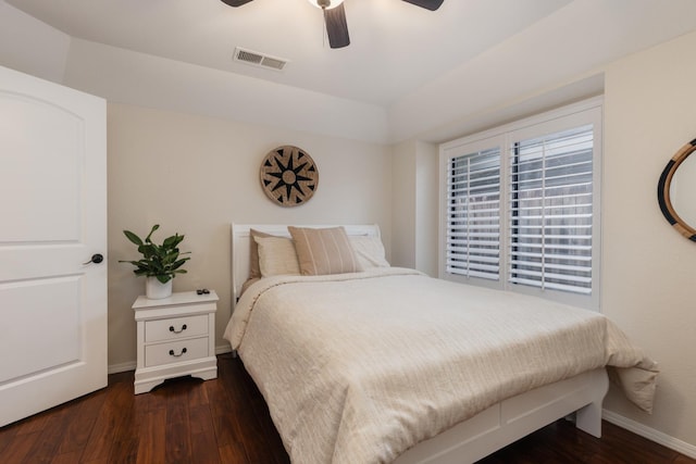 1199 E Cole Ave, Fresno, CA 93720 - bedroom featuring wood finished floors and a ceiling fan