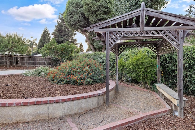 2540 E Seeger Ave, Visalia, CA 93292 - view of patio / terrace featuring a gazebo