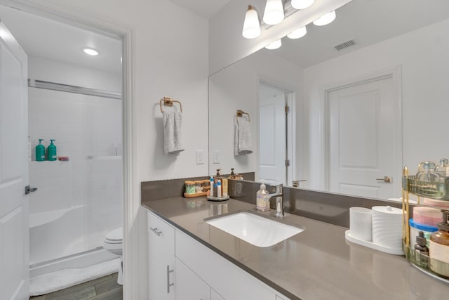 1961 Oak Ln, Clovis, CA 93611 - bathroom with a stall shower and vanity