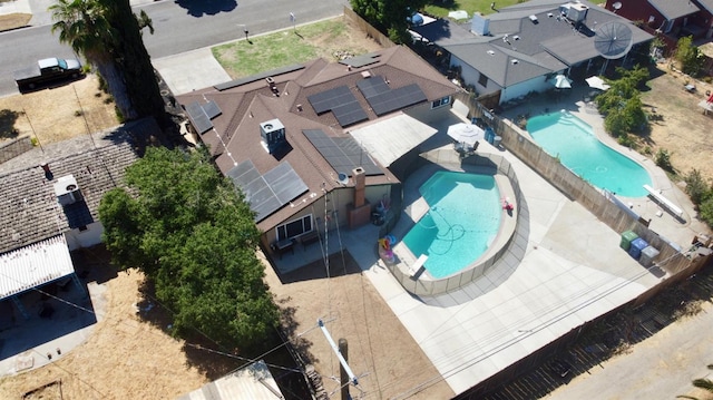 521 Williams Ave, Madera, CA 93637 - aerial view of residential area with a pool area
