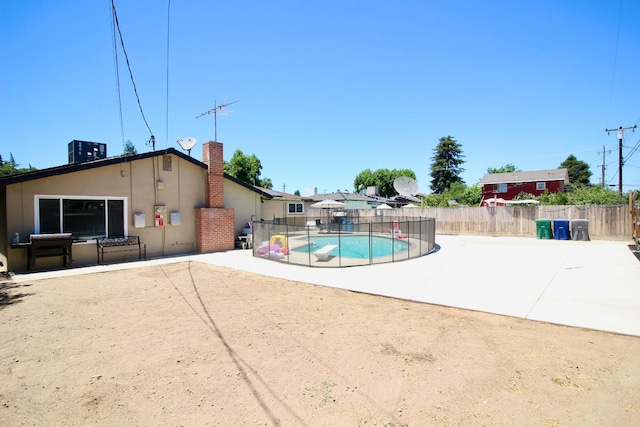 521 Williams Ave, Madera, CA 93637 - view of pool with a patio area and a fenced backyard