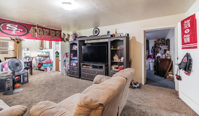2004 E Clinton Ave, Fresno, CA 93703 - living room with carpet flooring