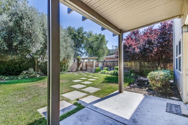 1090 Clara Ave, Fowler, CA 93625 - view of yard with a patio area