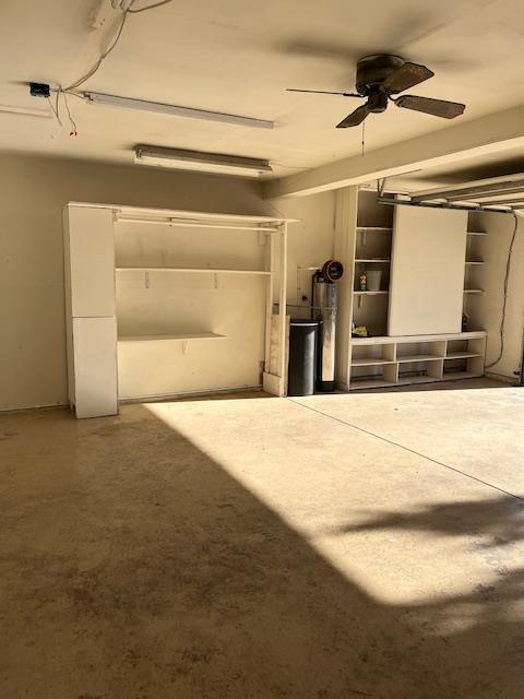 6324 N Brix, Fresno, CA 93722 - garage featuring ceiling fan