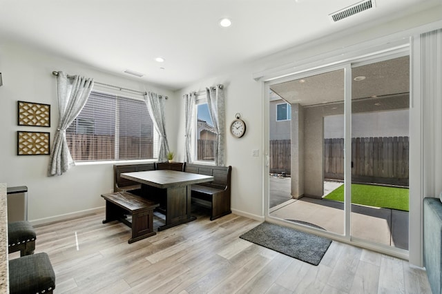 4146 Dennis Ave, Clovis, CA 93619 - dining room with recessed lighting and light wood-style flooring