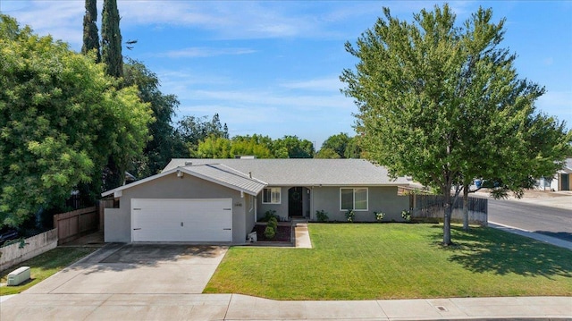 1448 Ashcroft Ave, Clovis, CA 93611 - single story home featuring an attached garage, concrete driveway, and stucco siding