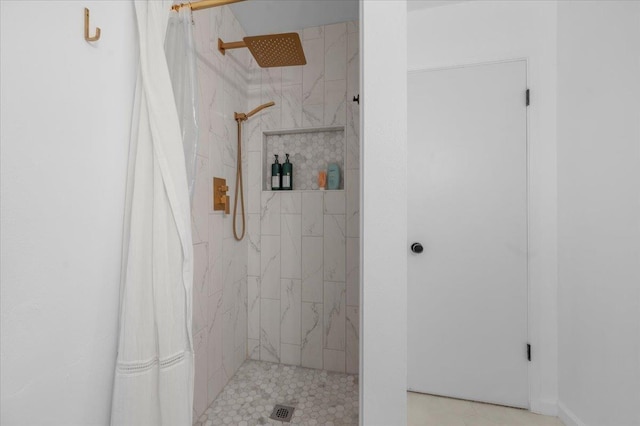 1448 Ashcroft Ave, Clovis, CA 93611 - bathroom with a marble finish shower