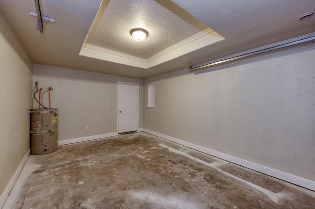 1437 N San Pablo Ave, Fresno, CA 93728 - below grade area featuring strapped water heater and baseboards