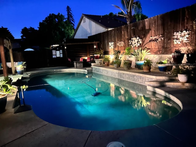 2457 Carson Ave, Clovis, CA 93611 - view of swimming pool featuring a patio