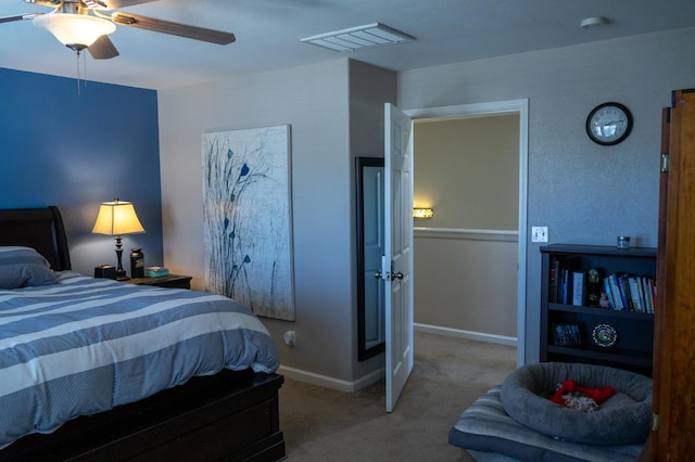 2457 Carson Ave, Clovis, CA 93611 - bedroom with carpet and a ceiling fan