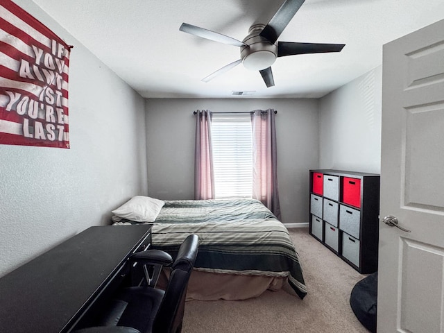 2457 Carson Ave, Clovis, CA 93611 - carpeted bedroom featuring ceiling fan