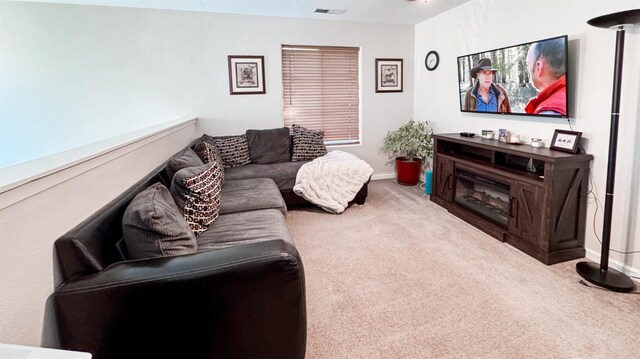 2457 Carson Ave, Clovis, CA 93611 - living room with carpet floors and baseboards