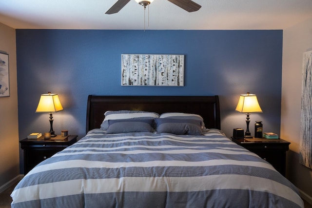 2457 Carson Ave, Clovis, CA 93611 - bedroom featuring baseboards and ceiling fan