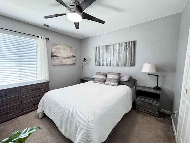 2457 Carson Ave, Clovis, CA 93611 - carpeted bedroom with a ceiling fan