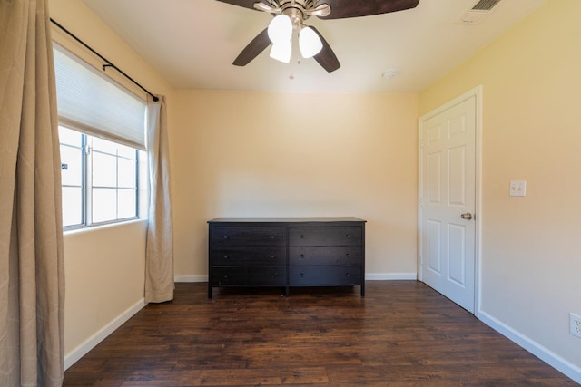 4115 E Montecito Ave, Fresno, CA 93702 - unfurnished bedroom featuring wood finished floors and ceiling fan
