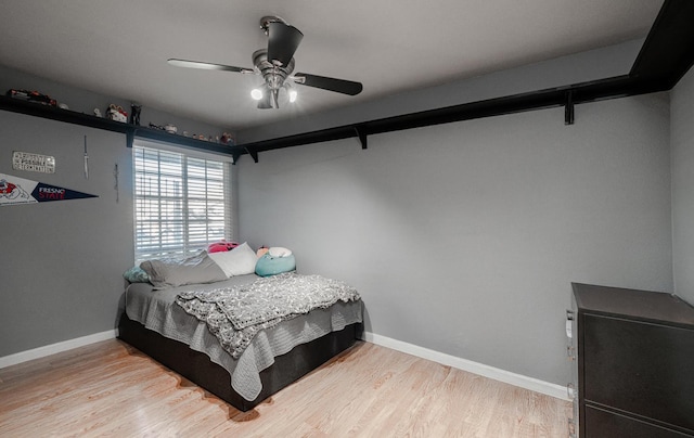 2816 Monocott, Madera, CA 93637 - bedroom with wood finished floors and ceiling fan