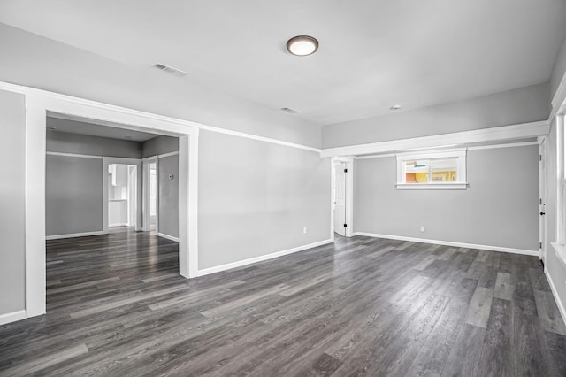 1303 N Calaveras St, Fresno, CA 93728 - unfurnished living room with dark wood finished floors