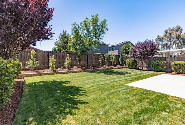 2166 Junipero Ave, Clovis, CA 93619 - fenced backyard featuring a patio