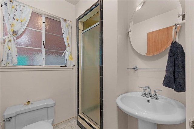 5481 E Geary St, Fresno, CA 93727 - full bathroom with a sink and a shower stall