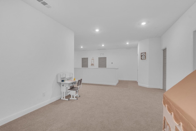 6569 E Lyell Ave, Fresno, CA 93727 - rec room featuring recessed lighting and light carpet