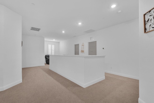 6569 E Lyell Ave, Fresno, CA 93727 - interior space featuring light colored carpet, recessed lighting, and a smoke detector