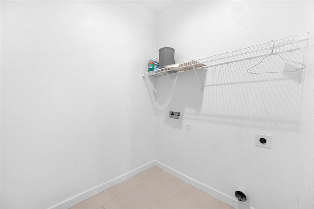 6105 W Richert Ave, Fresno, CA 93723 - washroom featuring hookup for an electric dryer and baseboards