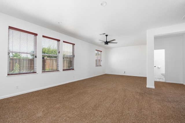 5227 E Florence Ave, Fresno, CA 93727 - empty room with carpet and a ceiling fan