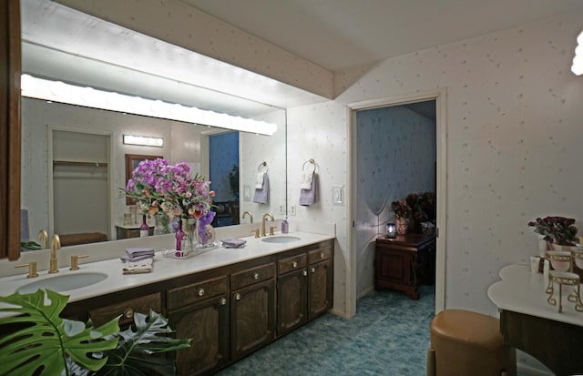 5513 N El Adobe Dr, Fresno, CA 93711 - bathroom featuring double vanity