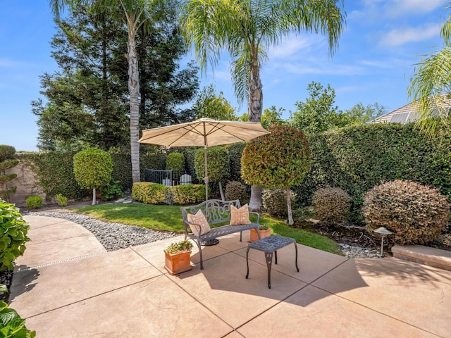 1568 E Sterling Hill Way, Fresno, CA 93730 - fenced backyard with a patio area