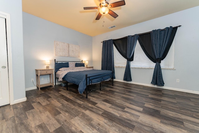 1774 Castle Way, Lemoore, CA 93245 - bedroom featuring wood finished floors and ceiling fan