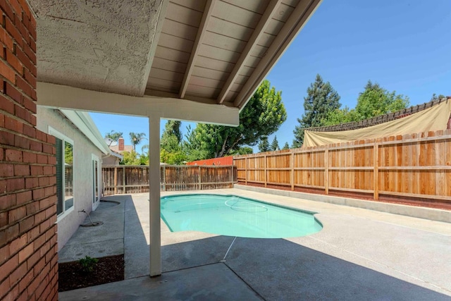 2540 Burgan Ave, Clovis, CA 93611 - view of swimming pool with a patio and a fenced backyard