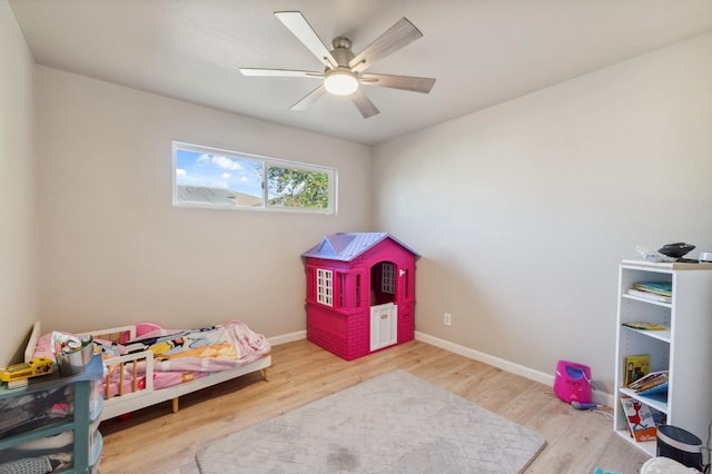 8620 La Vaca Way, Hanford, CA 93230 - rec room featuring wood finished floors and ceiling fan